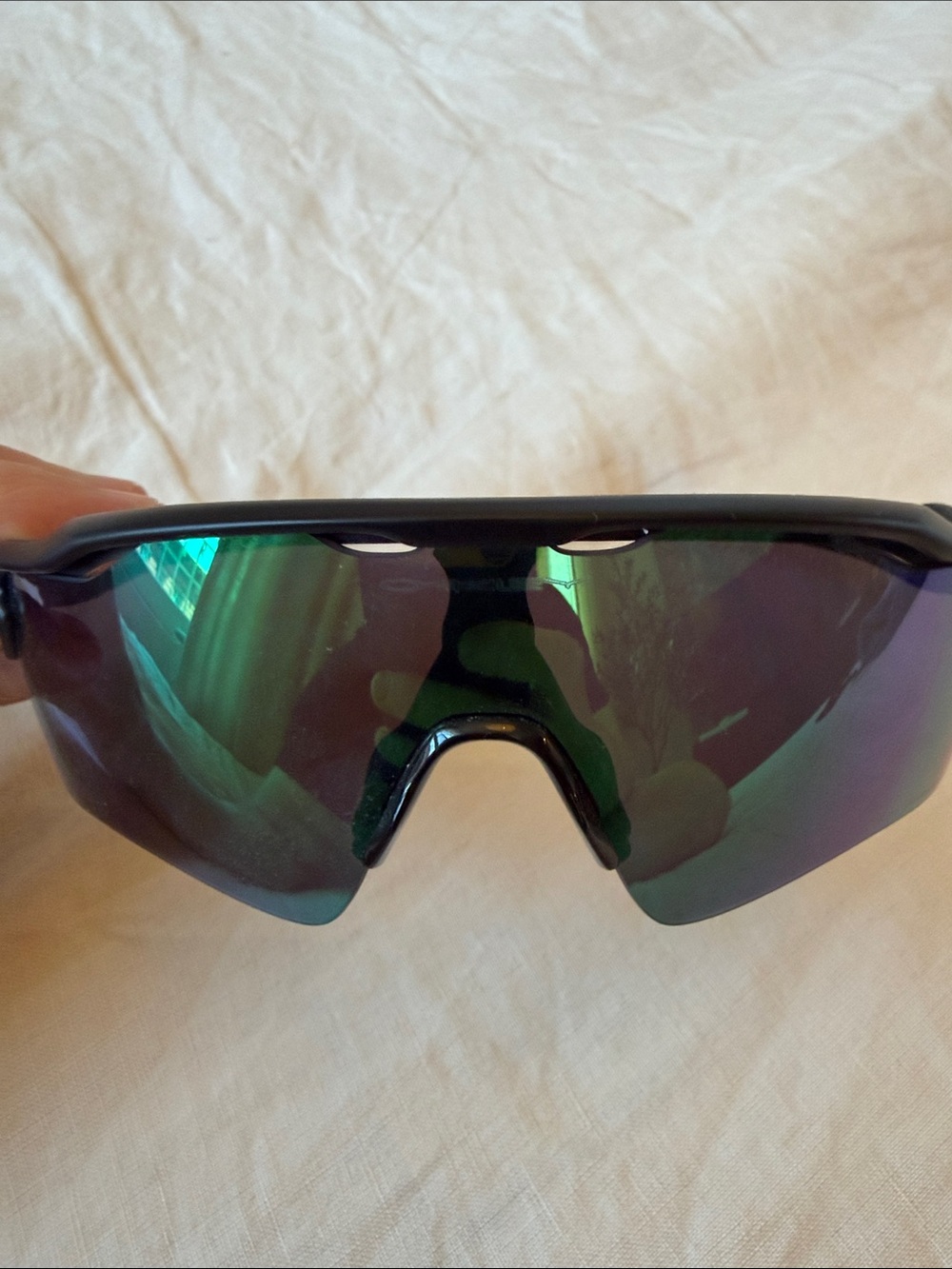 Oakley - Radar EV Path - Sport Shield Sunglasses with Green Mirrored Lens - Picture 5 of 6